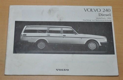 Volvo 240 diesel - 240, 1992
