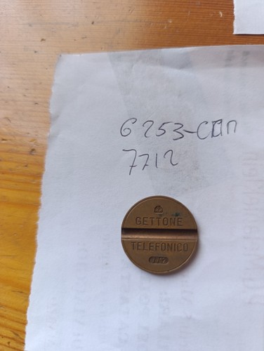 Gettone telefonico 7712 cmm - 7712,