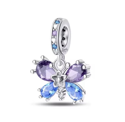 Charm farfalla perline - charm,