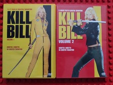 2 DVD KILL BILL SERIE COMPLETA VOLUME 1 + VOLUME 2 QUENTIN TARANTINO UMA THURMAN