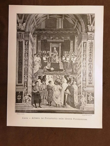 Siena affresco del - affresco,