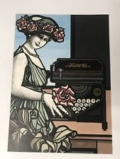 poster originale di Flavio Costantini, "Mata Hari" 1977, olivetti