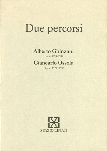 Due percorsi alberto - due, percorsi.
