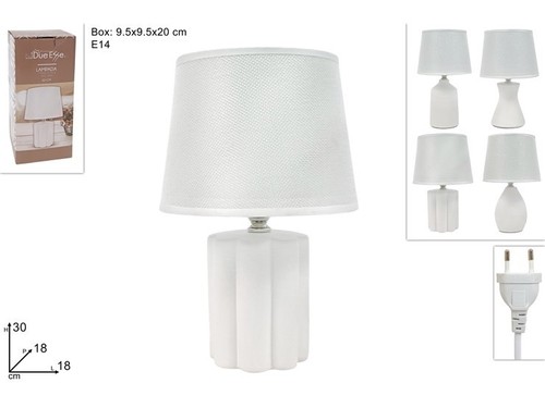 Lampada tavolo con - da, in