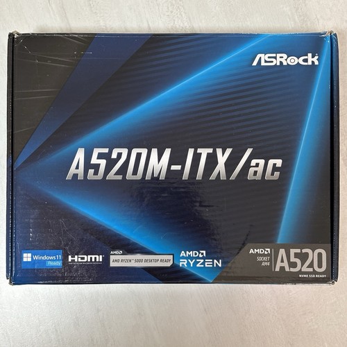 Asrock a520m itx amd a520 - a520m-itx/ac,,
