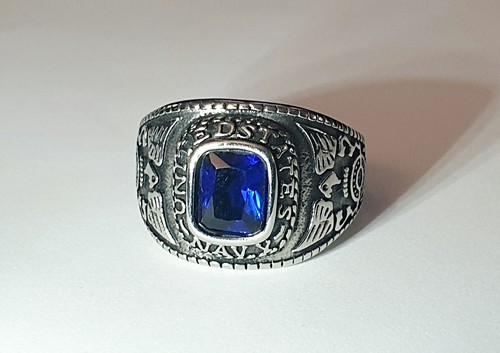 Anello ricordo pietra blu