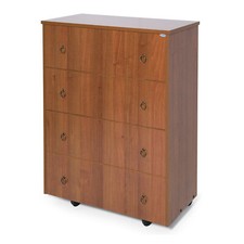 Mobile giroletto noce antico in legno con letto estraibile salva spazio materass