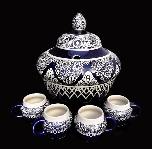 Bowle ceramica art nouveau - ceramica,