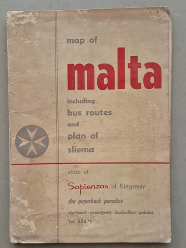 Malta cartina geografica anni - malta, (anni