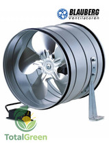 Aspiratore metallo blauberg tubo ventilazione silenzioso grow box estrazione ari