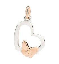 Ciondolo dodo cuore silhouette - ciondolo,