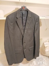 Completo nero gessato Zara Man, tg. 48 EU, mai indossato 