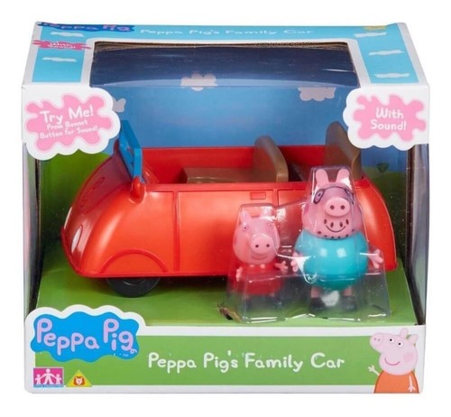 Auto famiglia peppa - di, pig