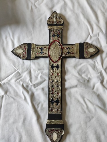 Antico crocifisso legno - in,