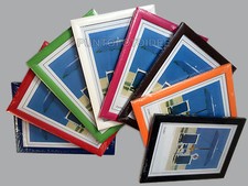 ELEGANTE CORNICE IN LEGNO DA PARETE - CORNICI PORTA FOTO IN VETRO - PHOTO FRAME