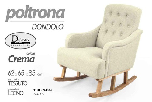 Sedia poltrona dondolo - poltrona,