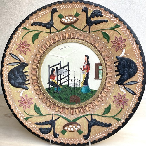 Grande piatto ceramica - in,