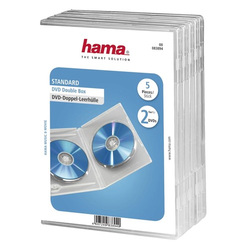 Hama custodie dvd - hama,