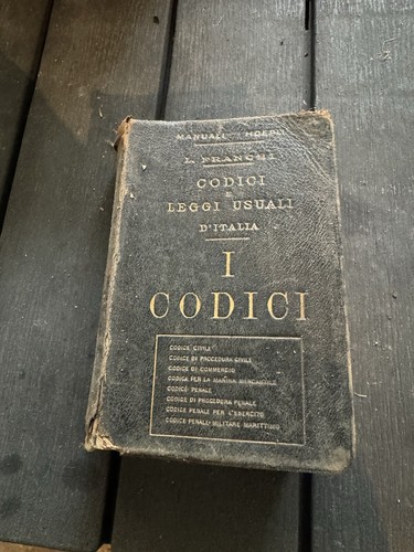 Libro codici - libro, i