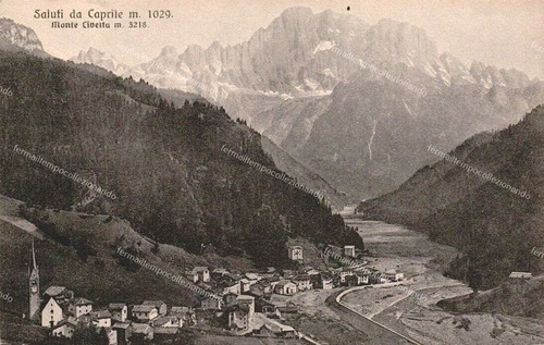 Ee566 cartolina caprile monte - ee566, caprile,monte