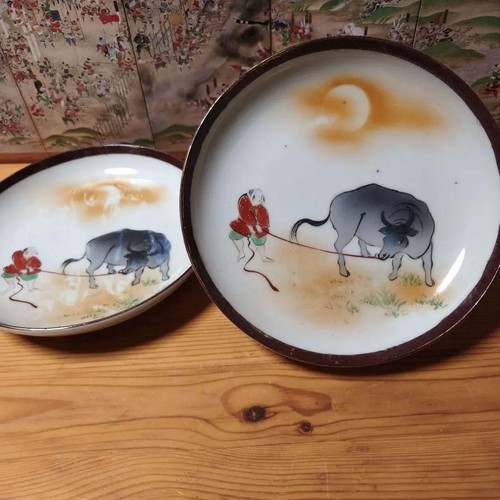 Antico piatto imari con - piatto,