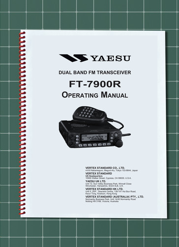 Yaesu 7900r manuale - ft-7900r,
