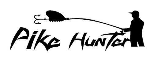 Adesivo pike hunter - adesivo,