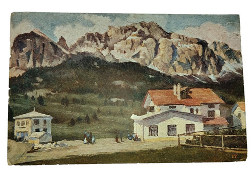 Vecchia cartolina postale - vecchia,