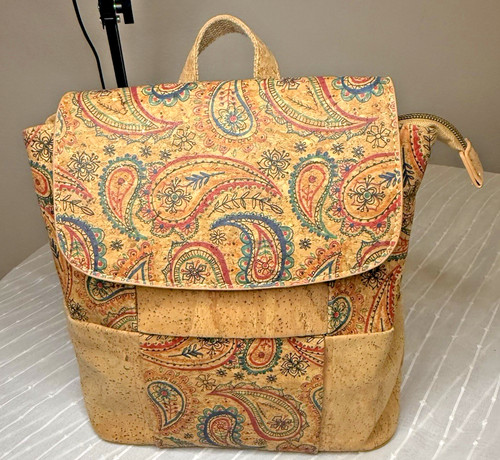 Zaino sughero donna paisley - in,