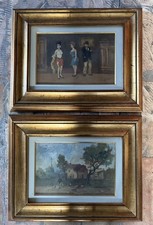 Coppia Di Quadri Con Cornici