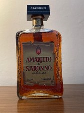 VINTAGE anni 70 AMARETTO DI SARONNO BOTTIGLIA DELUXE MURANO