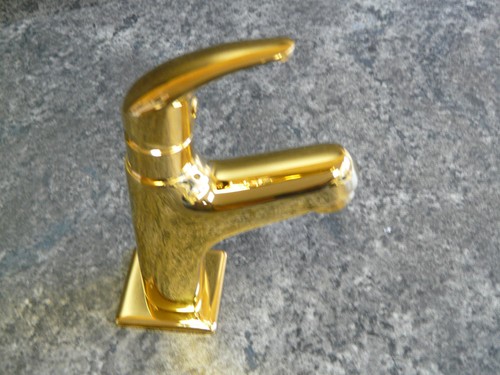 Rubinetto acqua fredda oro 24 - acqua,