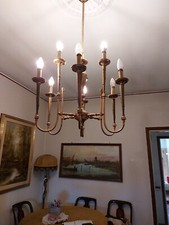 lampadario vintage anni 60 in