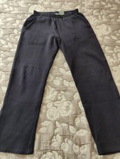 Pantalone Diadora taglia M blu scuro felpato