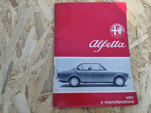 Uso manutenzione alfa romeo - uso, e