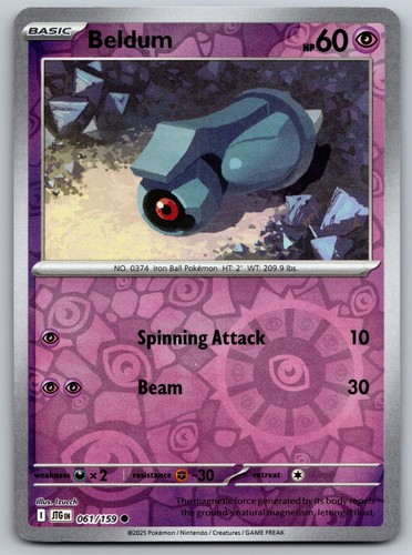 Beldum reverse holo 061 159 - holo, 061/159