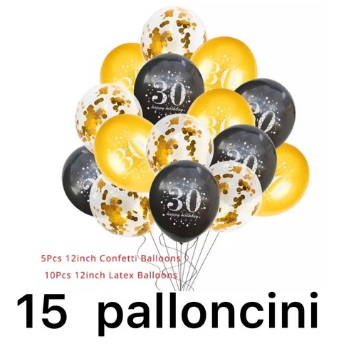 Anni compleanno 15 - 30,