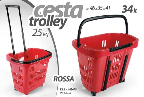 Cesta spesa trolley carrello - cesta,