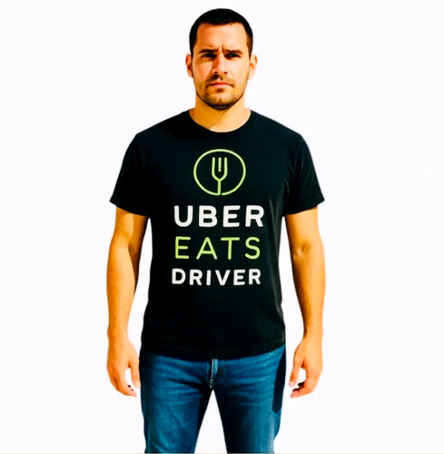 Shirt uber eats - uber, driver