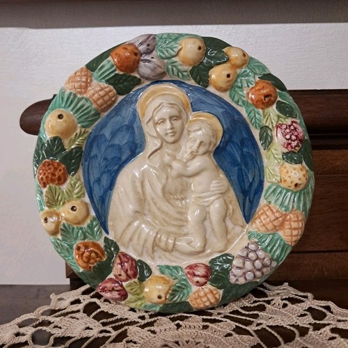Piatto decorativo ceramica - piatto,