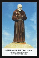 santino - holy card S.PIO DA PIETRELCINA-CAPO D'ORLANDO