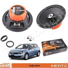 Kit 4 Casse Altoparlanti Hertz Dcx 165 Anteriori+Posteriori Volkswagen Golf 6 VI
