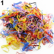 100 MINI COLORED RUBBER