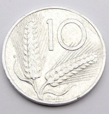 TEN 10 LIRE year 1982 with