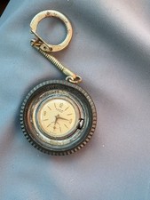 Portachiavi Vintage Orologio Swiss Made Epoca USA Da Revisionare