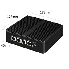 OpenWRT Router Quad Ethernet 2,5 Gbit Intel J4125 CPU Wifi 802.11ac VPN AES-NI