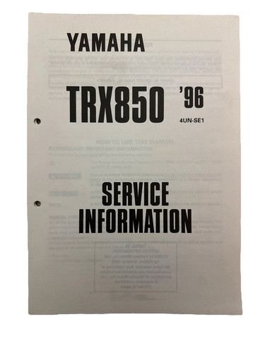 Manuale service information - service,