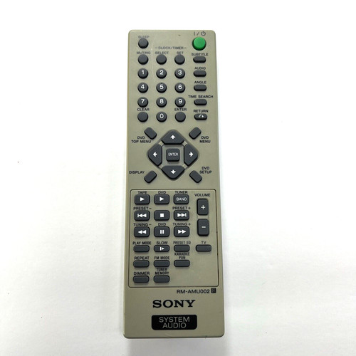 Sony amu002 remote control - rm-amu002,