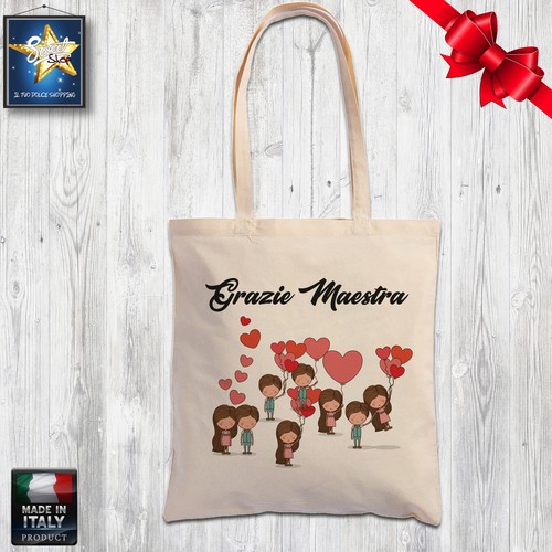 Shopper borsa cotone maestra - shopper,