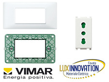 presa impianto elettrico vimar plana supporto 14613 presa 14203 placca 14653.01